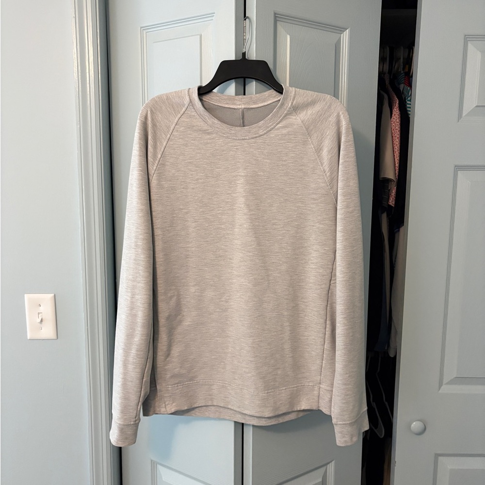 Lululemon City Sweat Crew Men’s Large Heather Gray